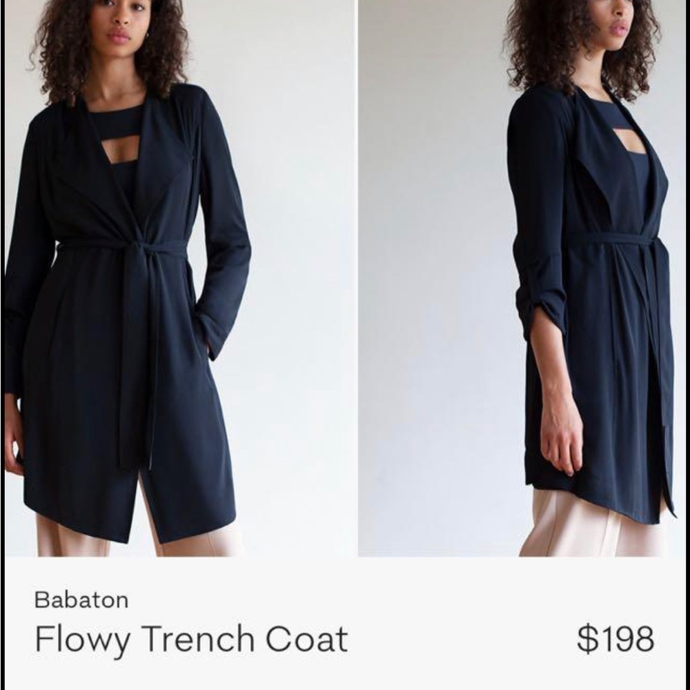 ARITZIA | BABATON FLOWY TRENCH COAT - Picture 7 of 7